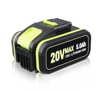 ZEERISA 20V Li-ion Battery Replacement for Worx 20V WA3551 WA3551.1 WA3553 WA3553.2 WA3641 WG629E WG546E WU268 WX166.4 Compatible with Worx 20 Volt Cordless Power Tools (1 * 5.0Ah)
