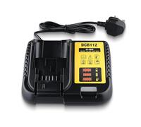 ZEERISA 2A Fast Charger DCB112 Replacement for Dewalt 12V-20V MAX Li-Ion Batteries Compatible with DCB101 DCB105 DCB107 DCB115 DCB120 DCB126 DCB200 DCB204 DCB206 LED Indicator