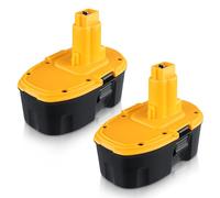 ZEERISA 2PACK 4800Ah Ni-MH DC9096 18V Battery Compatible with DEWALT 18Volt DC9098 DC9096 DC9099 DC970 DW9095 DW9096 DE9039 DE9095 DE9096 DE9098 DW9098 DW9099 Cordless Power Tools