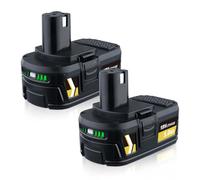 ZEERISA 5.0Ah 18V P108 Lithium Battery Replacement Compatible with Ryobi 18V Battery ONE+ Plus P108 P102 P103 P104 P105 P107 P109 P122 PBP005 RB18L50 Cordless Power Tools 2PACK