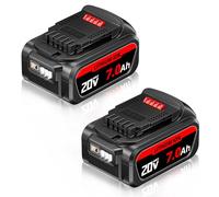 ZEERISA 7.0Ah 18V 20V MAX DCB200 Battery Replacement for Dewalt 20V Battery Compatible with DCB206 DCB201 DCB204 DCD/DCF/DCG for Dewalt 20 Volt Series Cordless Power Tools (2 Packs)