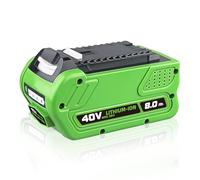ZEERISA 8.0Ah 29462 29472 Lithium 40V Battery Replacement Compatible with GREENWORKS 40Volt 29472 29462 2901319 24282 (8.0Ah 1 Pack)
