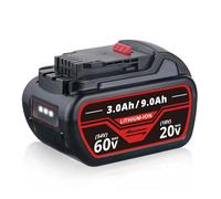 ZEERISA 9Ah 9.0Ah DCB606 Battery Replacement for 60V Battery Compatible with DCB606 DCB612 DCB609 DCB204 DCB200 DCB206 20V/60V/120V Cordless Power Tools