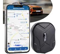 Zeerkeer GPS Tracker - Waterproof 90 Days Standby Rechargable Strong Magnetic Real-time Positioning Anti-lost Tracking Device for Vehicle Car Boat Truck - 5000mAh Free App