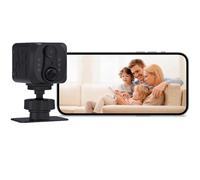 Zeerkeer Spy Camera Hidden Camera, 1296P HD WiFi Wireless Mini Camera with 120° Wide-angle Lens, Night Vision, Motion Detection Indoor Camera For Home Security, Small Nanny Cam Baby and Pets Camera