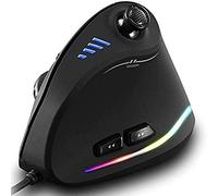 Zeerkeer Vertical and Ergonomic Mouse with Joystick - 10000DPI - 11 Programmable Buttons - Thumb, Hand, Wrist and Armrest - Prevention against Mouse and Epicondylitis Syndrome - UBS Wired