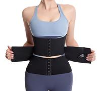 Zeetan 3 in 1 Postpartum Belly Wrap Postpartum Belt Band Post Partum Women Belly Belt Girdle Support Recovery for Women And Maternity Recovering From Birth, Waist Trainer Belts,Black,3XL