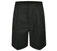 Zeetaq Boys Pull Up School Uniform Shorts Elasticated Pull On Black Grey Navy Ages 1-10 Years