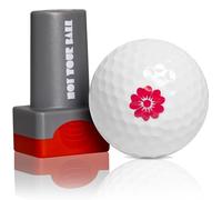 ZEETY Golf Ball Stamp, Golf Ball Stamper, Reusable Self-Inking Golf Ball Stamp Marker to Identify Golf Balls, Golf Gift Golf Accessories for Men and Women Golfers (Flower)