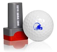 ZEETY Golf Ball Stamp, Golf Ball Stamper, Self-Inking Golf Ball Stamp Marker to Identify Golf Balls, Golf Gift Golf Accessories for Men and Women Golfers (Helmet)