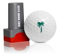 ZEETY Golf Ball Stamp, Golf Ball Stamper, Self-Inking Golf Ball Stamp Marker to Identify Golf Balls, Golf Gift Golf Accessories for Men and Women Golfers (Palm Tree)