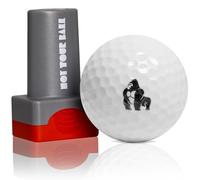 ZEETY Golf Ball Stamp, Golf Ball Stamper, Self-Inking Golf Ball Stamp Marker to Identify Golf Balls, Golf Gift Golf Accessories for Men and Women Golfers (Gorilla)