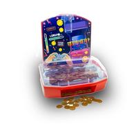 zeeyrak Coin Pusher Machine, Coin Operated Machine, Coin Push Machine with Music and Lights, Guided Coin Launcher, Xmas Birthday Gift