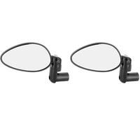 Zefal 471001 Cyclop Triple Adjustment Bar End Mounted Bike Mirror for Urban and Commuter, Black, 46 cm² (Pack of 2)