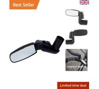 Zefal Adjustable Bike Mirror Spin Black - Compact, Lightweight Safety Solution