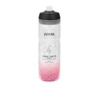 ZEFAL Artica Pro 75 Bicycle Water Bottle, Silver/Red, 750 ml