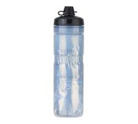 Zefal Arctica SC75 Insulated Cycling Water Bottle - Thermal Bottle Keeps Drinks Cold or Warm, Lockable Valve, BPA-Free, Road & MTB - Silver/Black, 750ml