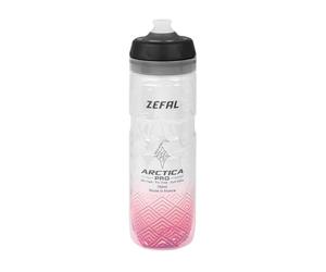 ZEFAL Artica Pro 75 Bicycle Water Bottle, Silver/Red, 750 ml