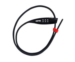 ZEFAL Bicycle Cable Tie Lock with Code ZIP3 XL Length 70 cm Black Ultralight with Code 100 g Helmet Lock Motorcycle and Bicycle