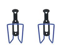 ZEFAL Bundle Pack - Aluplast 124 Aluminium Bicycle Water Bottle Cage, Universal, Blue, 2 Pack