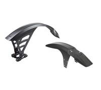 ZEFAL Bundle Pack - Deflector FM30 Front & Deflector RS75 Rear Mudguard - Mountain Bike Fendor Set - Suitable for 29" & 27.5" Wheels, Black