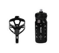 ZEFAL Bundle Pack - Sense Soft 65 and Pulse B2 Black - Hydration Pack with Bicycle Water Bottle and Bicycle Bottle Cage - Bottle Holder and Water Bottle