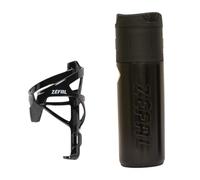 ZEFAL Z Box L and Pulse A2 Black - Bicycle Tool Bottle and Bottle Holder - Waterproof and Durable - Black, Universal