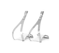 ZEFAL Unisex Zefal Christophe Steel 50 L XL Toe Clips Silver L XL, Silver, L-XL UK