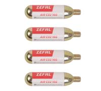 ZEFAL CO2 Cartridge Pack 16 g - 2 Boxes of 2 Threaded Cartridges - CO2 Cartridges for Bicycle Pump