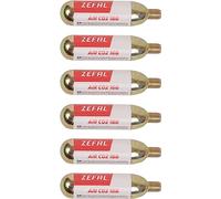 Zefal Threaded CO2 Cartridges 16g – Silver – 6 Pack