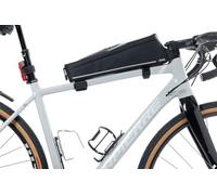 ZEFAL Console Pack Top-Tube Bag - Waterproof Bicycle Frame Bag with Built-in Phone Holder - Black - T3-3 Litre