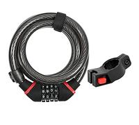 ZEFAL K-Traz C6 Code Combination Bicycle Lock, Black, 180 cm