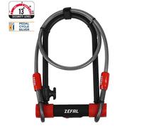 Zefal K-TRAZ U13 Cable U Lock - Red One Size
