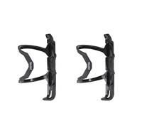 ZEFAL Pulse Z2 Lightweight Bicycle Bottle Cage - Reversible Side-Loading Bottle Holder - Perfect for Limited Space Frames - Pack of 2, Black
