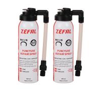 ZEFAL Repair Spray Double Pack - 2 x 100 ml | Instant Inflation Bicycle Tyre Puncture Quick Repair Spray - Presta and Schrader
