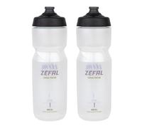 ZEFAL Sense Pro 80 Bicycle Bottle 800 ml x 2 - Set of 2 Bicycle Water Bottle Leak-Proof - Drinking Bottle Bicycle Translucent 800 ml - BPA Free - 2 Premium Bicycle Drinking Bottles