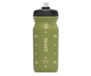 Zefal Sense Soft 65 Water Bottle 650ml Olive Green - Twin Pack