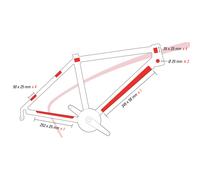 Zefal Skin Armor Frame Protector Set - Clear / Large