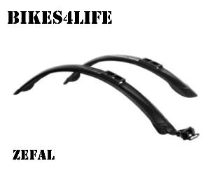 Zefal Trail City Mudguard Set Front & Rear Mudguard For Hybrid & City Bikes