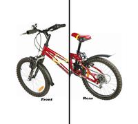 Zefal Trail Mudguards Mountain Bike Front Rear Set Bike Cycle Bicycle 16" 20"