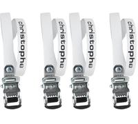 Zefal Unisex's Christophe Leather Straps-White, XL, X-Large (Pack of 2)