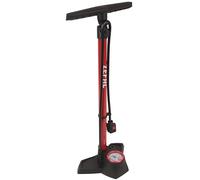 ZEFAL Unisex's Profil Max FP30 Bicycle Track Pump, Red, One Size | Universal Z-Switch Valve System (Presta/Schrader/Dunlop) - Large Gauge, 1100mm Hose - Ball & Bladder Adaptors