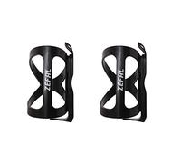 ZEFAL Wiiz Pack of 2 Bottle Cages with Side Introduction Flexible Bicycle Bottle Cages, Black