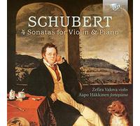 ZEFIRA VALOVA AAPO - SCHUBERT 4 SONATAS FOR VIOLIN - CD - G4z