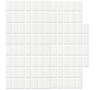 ZEFTV Blank Wall Plates 1-Gang blank Switch Outlet Electrical Cover Plate Unbreakable Thermoplastic Faceplate for Light Receptacle Outlet Switch, White (100 Pack)