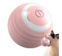 Zegaqae Automatic Moving Cat Ball - Rechargeable Moving Cat Interactive Ball - Smart Teething Reduces Kitten Boredom for Small Medium and Large Cats for Garden