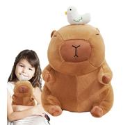 Zegaqae Capybara Plush Pillow | Cute Capybara Stuff - 13.8 Inch Lovey Huggable Comfort Figures Collectibles Dolls For Bedroom Nursery Sleeping Toddler Boy