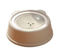 Zegaqae Cat Water Bowl - Slow Drinking Waterer Without Spill - Non-Slip Dog Floating Water Dispenser Bowl | for Sloppy Messy Drinkers Puppies Kittens Cats Breeds Home Travel Crate Car Pet Owners