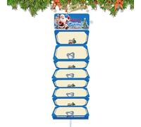 Zegaqae Christmas Cash Holder | Holiday 10-Slot Booklet Stocking Stuffers | Folding Christmas Money Booklet - for Friends Family Birthday Party Family Gathering Valentines Festive Occasion