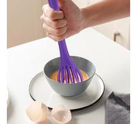 Zegaqae Egg Mixer - Food Clip Shape Egg Whisk Tool | Handheld Stirring Blending Kitchen Tool for Baking Bread Salad Noodle Batter Milk Flour